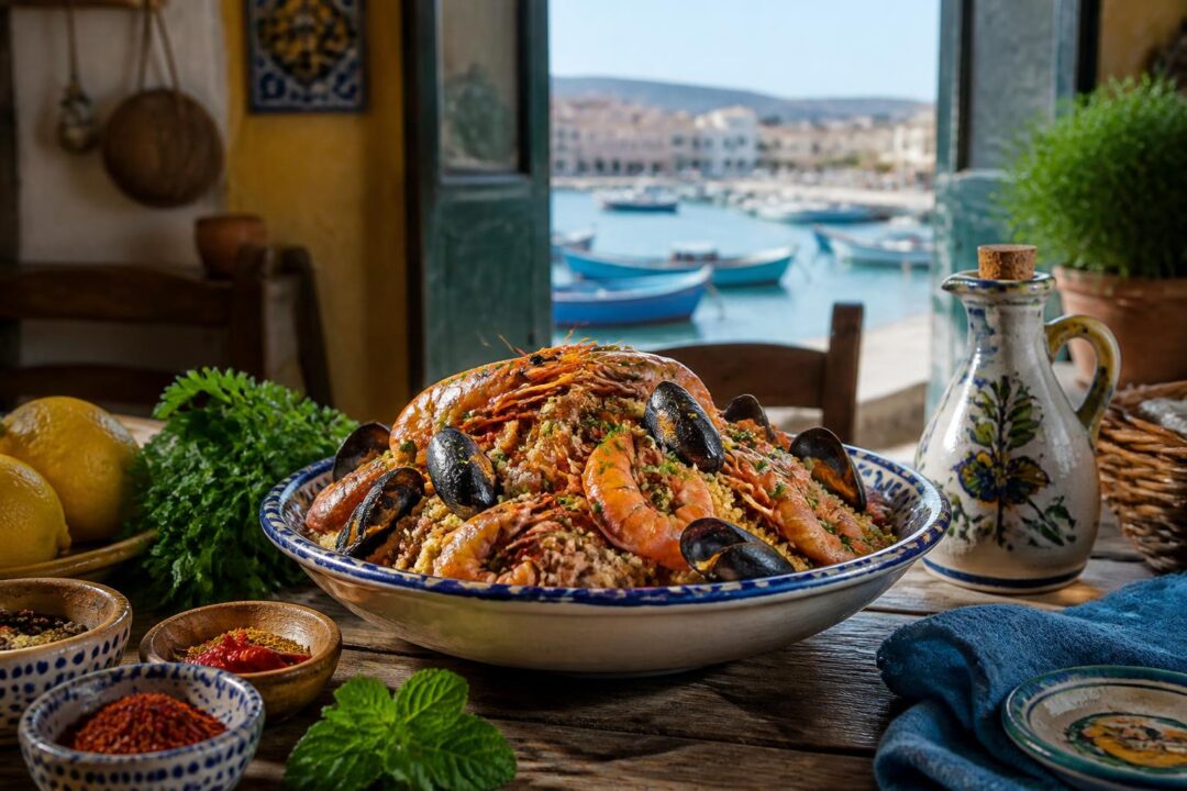scopri la storia del cous cous trapanese, la ricetta tradizionale autentica e i migliori posti dove assaporarlo in sicilia.